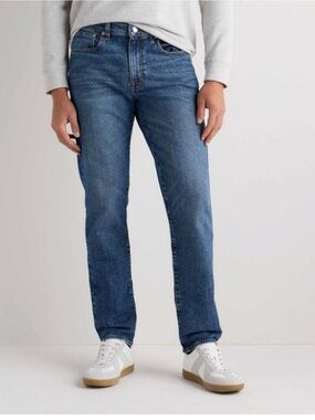 Quince Men’s Warren Stretch Straight Jeans Dusk Blue Size 32x30
